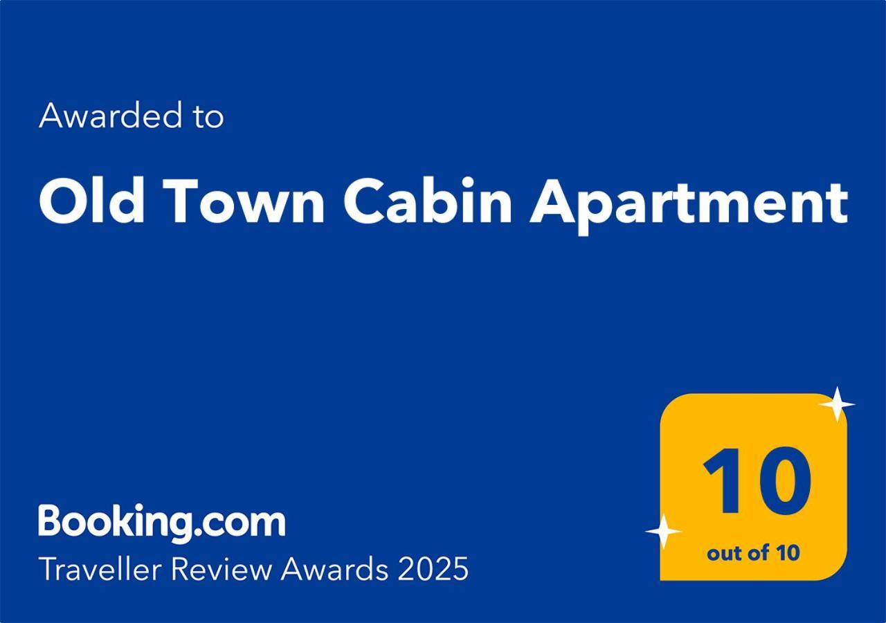 Old Town Cabin Apartment Zagreb Exterior foto